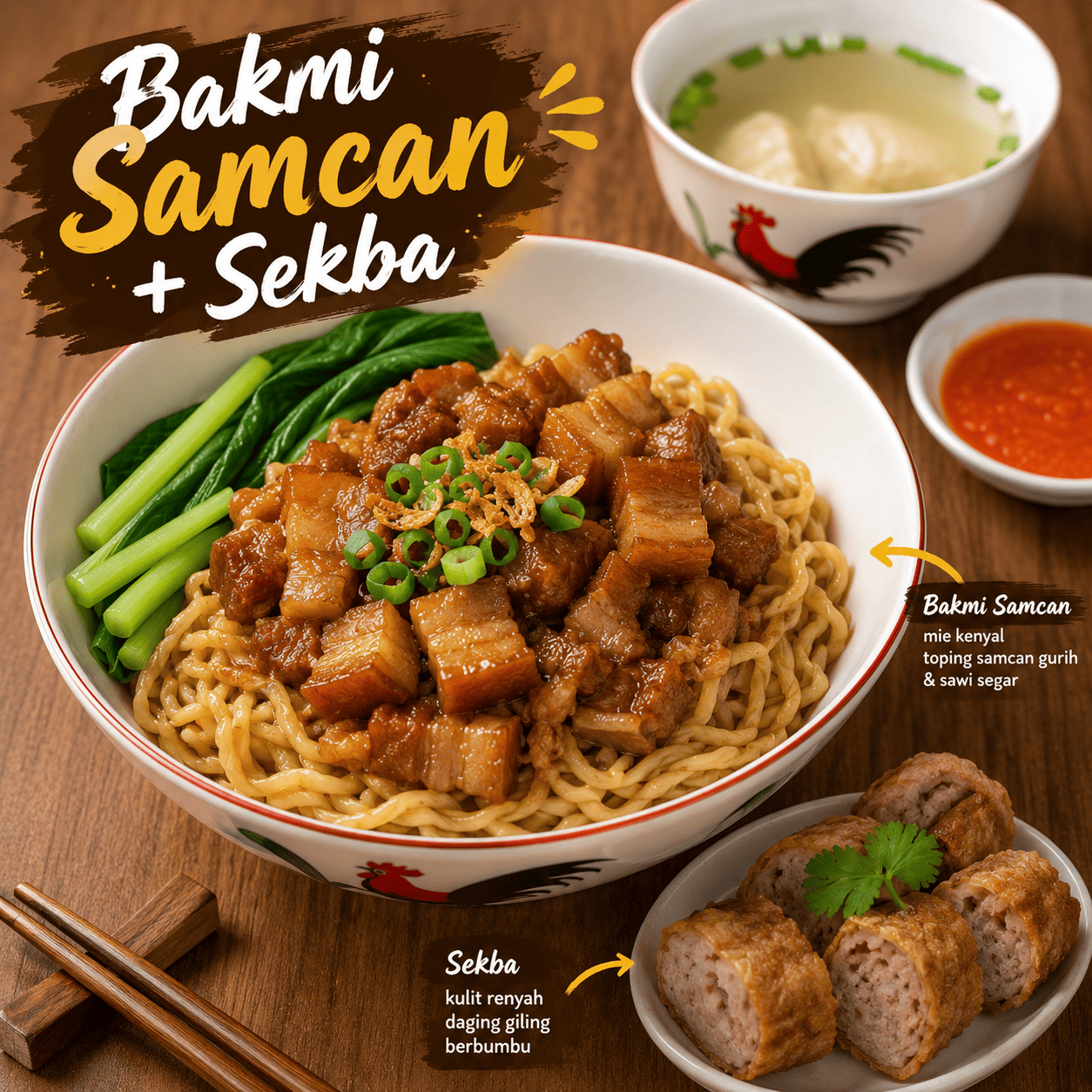 Bakmi Samcan + Sekba